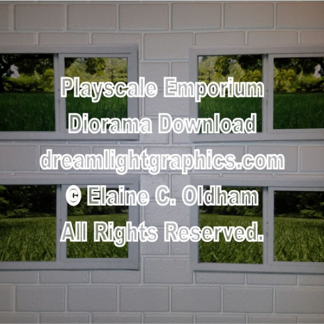 images of two pane basement windows with yard view