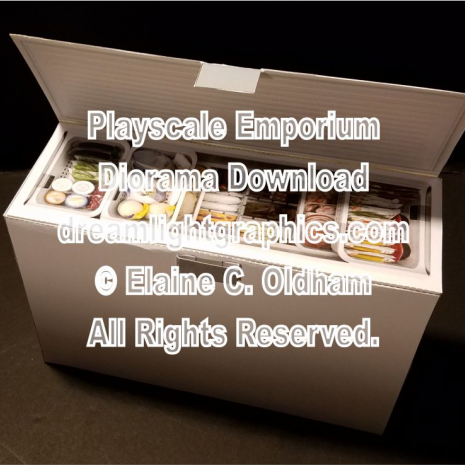 image of open Chest Freezer B