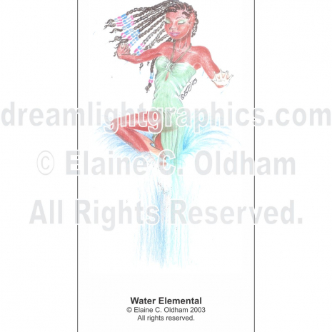Water Elemental © 2003 Elaine C. Oldham, all rights reserved