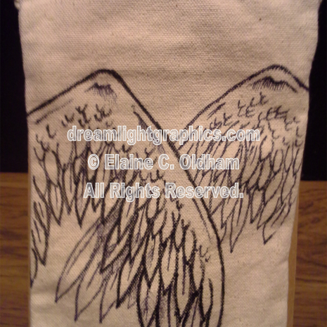 Angel Mine (back) © 2014 Elaine C. Oldham, all rights reserved.