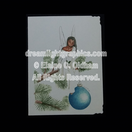 Tannenbaum greeting card © 1999 by Elaine C. Oldham, all rights reserved.