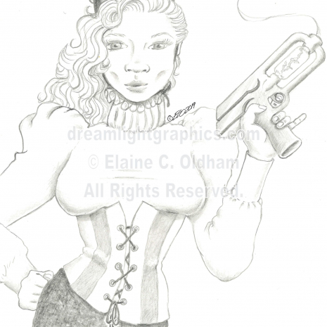 Dangerous and Armed © 2019 Elaine C. Oldham, all rights reserved.