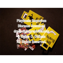 Halloween download image - candies three yellow treat bags