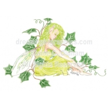 Fairy in Ivy (c) 2003 Elaine C. Oldham, all rights reserved
