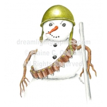 Winter Warrior (c) 2010 Elaine C. Oldham, all rights reserved