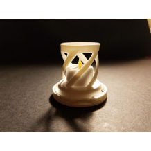 Sample of completed Airborne cap candle