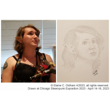 Portrait of a Steampunk Elf