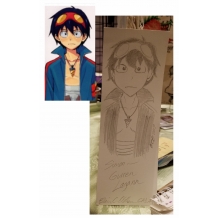 Bookmark Sketch of Simon, Gurren Lagann Bookmark Sketch of Simon, Gurren Lagann