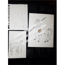 Character drawings of Non Sequitor