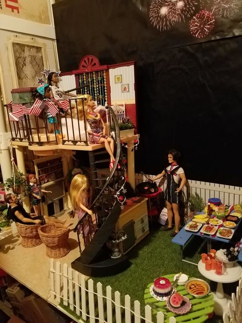 2020 Image of personal 4th of July diorama, a work in progress