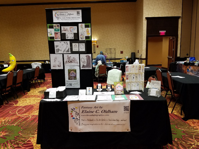 My booth at Chambanacon 2018