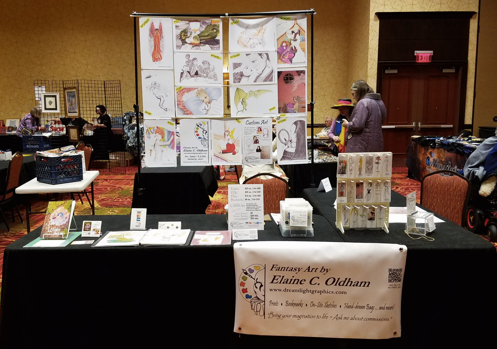 My booth at Chambanacon 2019