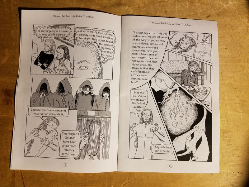 Minstrel Fair 14 Sampler, pages 6-7