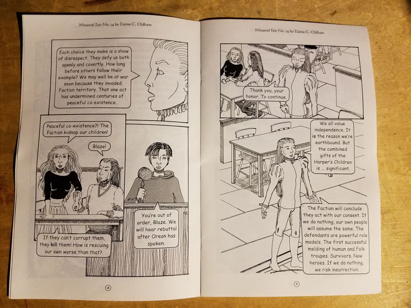 Minstrel Fair 14 Sampler, pages 8-9