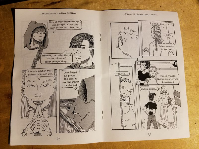 Minstrel Fair 14 Sampler, pages 10-11