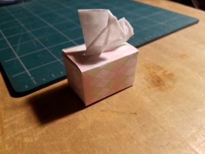 stage six tissue box creation